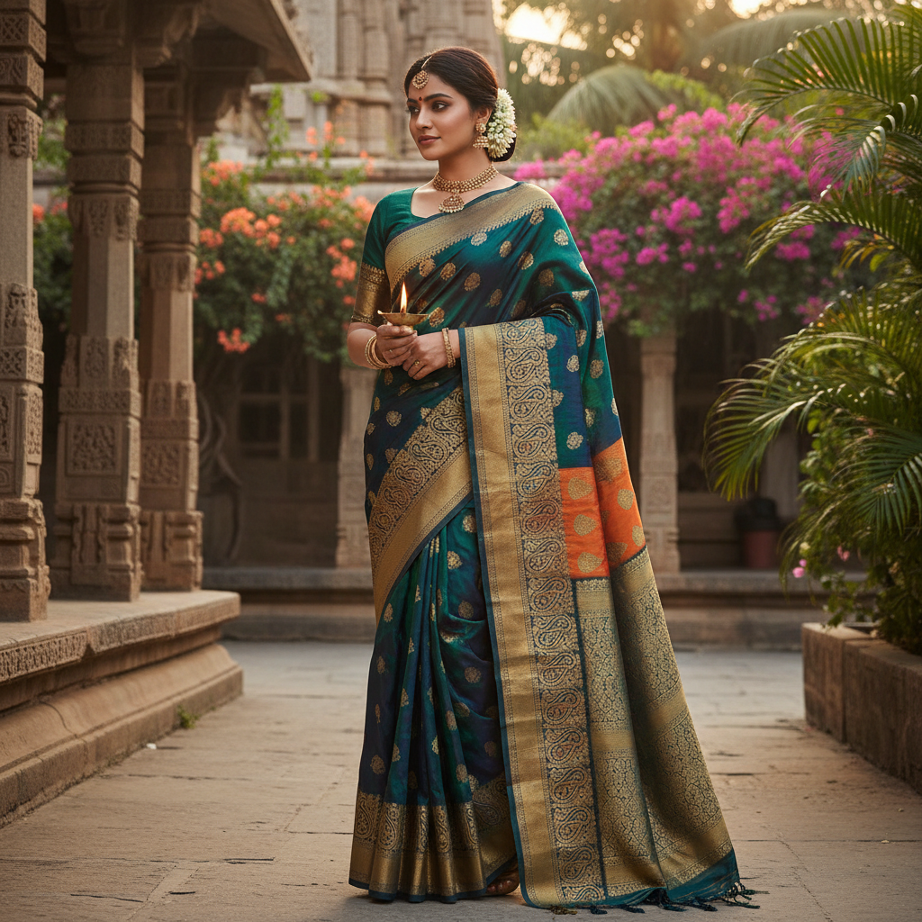 beautiful woman with saree , image size 540X512